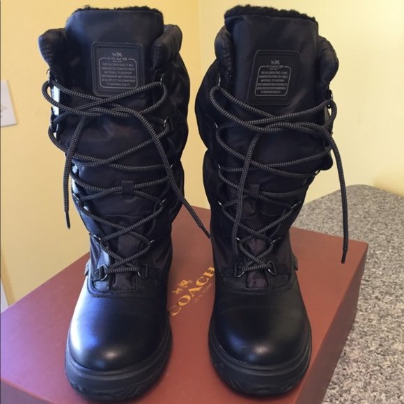 Coach Sage Cold Weather Hiking Snow Boot Women's 5 - Picture 3 of 6